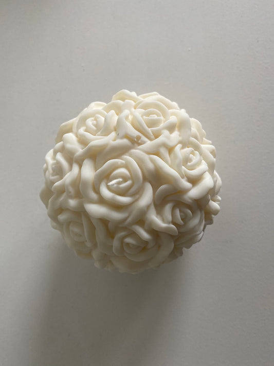 Rose ball in natural